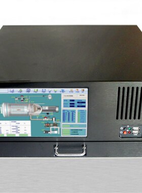 极速4U450铝合l金面板显示屏带键盘 智能工业设备 工控服务器 一