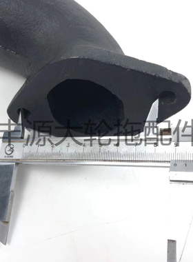 极速迪尔904拖拉机农机配件排气弯管4孔I2孔增压器膨胀节3圈连接