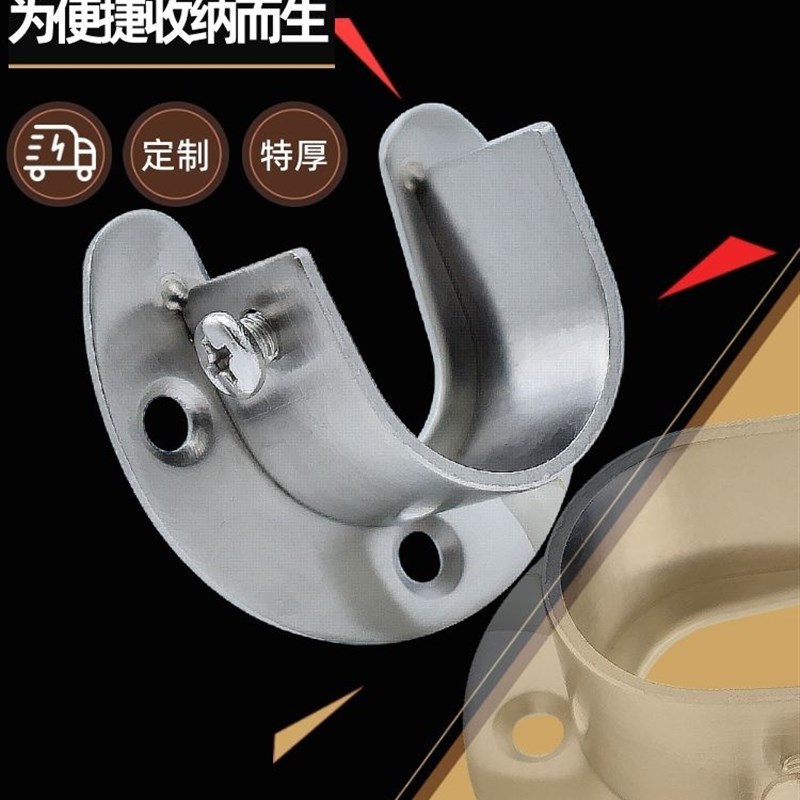 极速沛晴 阳台晾衣架n304长杆不锈钢管单杆式固定晾衣杆室内挂衣