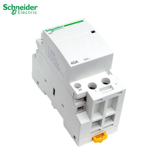 极速。施耐德家用接触j器iCT 2NO常开 220~240V 2P40A标准接触器A