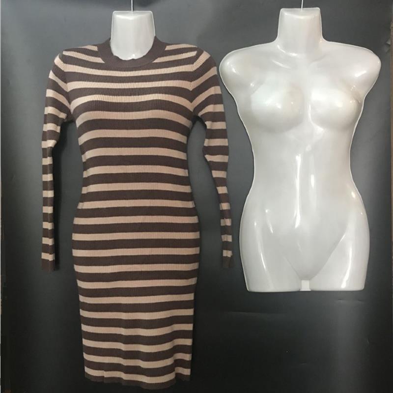 极速女半身悬挂上塑料衣服装店模特片道具胸模男士U儿童展示架假