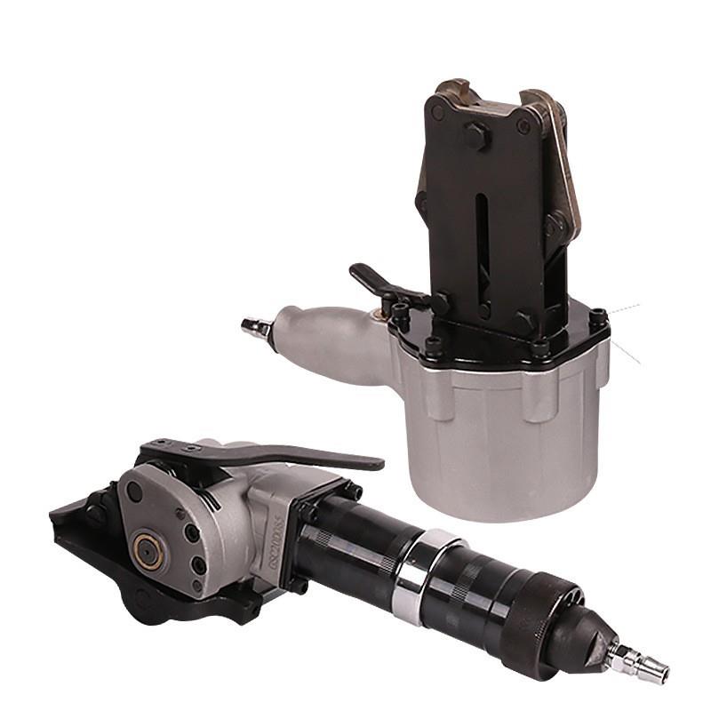 极速mm气动钢带打包机25mm两件式铁皮捆扎机分离式锁Z扣机拉紧器