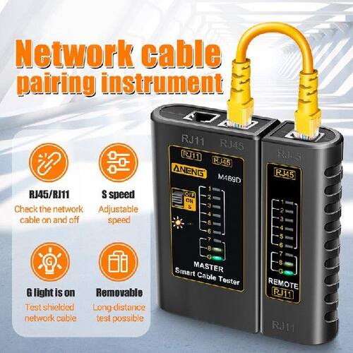 极速RJ11 RJ45 Network Cable ATester - LAN Network Tester