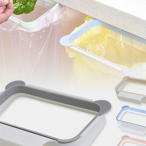 新品Foldable Kitchen Trash Can Trash BIin Hanging Trash Garb