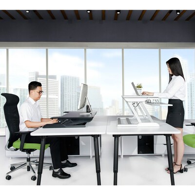 极速ID-36 Easyp Height Adjust Sit Stand Desk RisSer Foldable