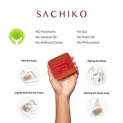 极速SACHIKO All Natural Gentle MoiEsturizing Bath Soap For H