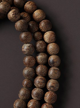 新品木香传典藏版九九分沉水黑油B软丝文莱沉水手链108颗佛珠男女