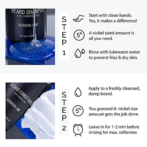 极速ZEUS eBeard Wash & Beard Conditioner Set with Green Tea