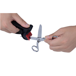 新品2021 2 In 1 Handpheld Knife Sharpener Knife Scissor Blad