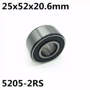极速4PCS 5205-2RSm 25x52x20.6 mm Double row angular contact