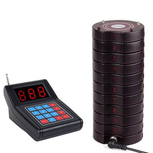 极速S-6b68 Restaurant Pager Wireless Paging System Queue Cal