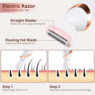 极速Electric Razors for Women  3 in 1 WomeNn Shaver for Unde