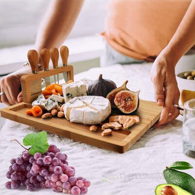 极速Bamboo Cheese Board WooEd Cheeses Boards 1pc