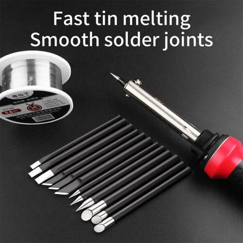 极速1pcbs Pure Copper Soldering Iron Tip Lead-free Solder Ti