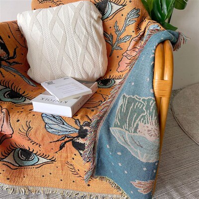 新品Nordic Leisure blankets and throws Home PDecor Aesthetic