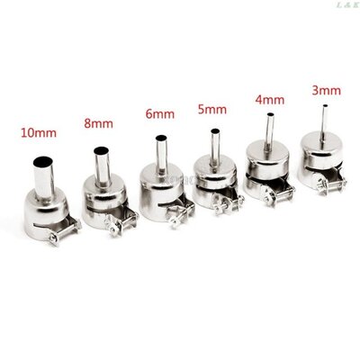 极速6Pcs 850 Ciircular Nozzles Hot Air Rework Reflow Solderi