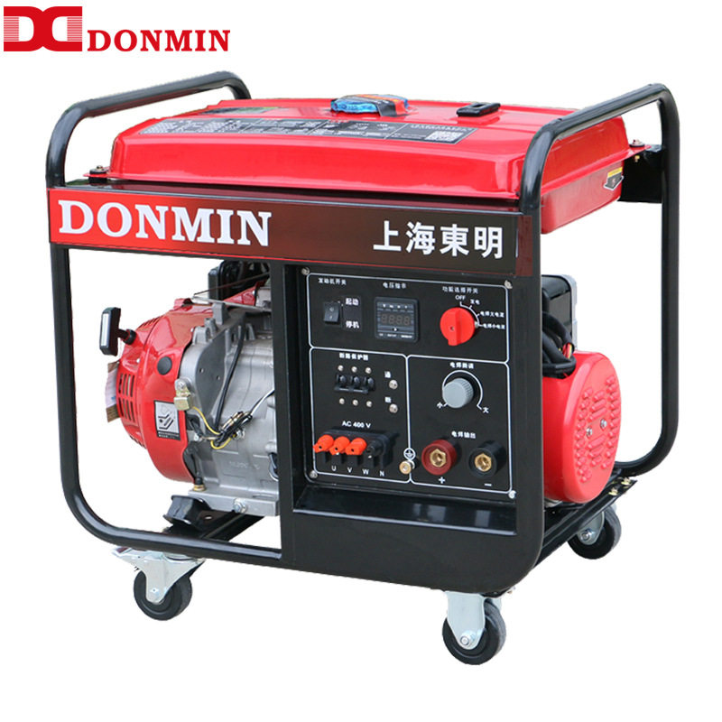 东明汽油发电电焊两用机三相发电5kw可焊3.2-4.0mm焊条
