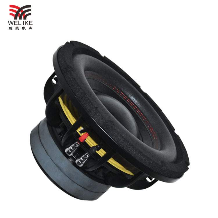 10寸铝架156磁双磁65芯双出线4+4欧汽车低音炮 car subwoofer