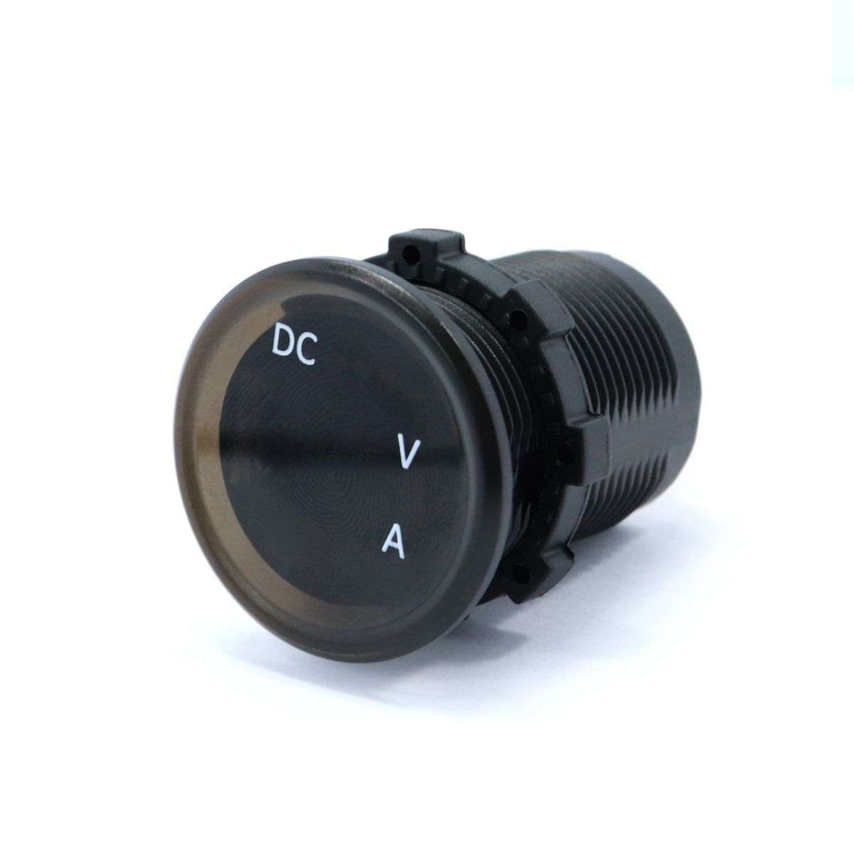 汽车仪表房车改装 红色LED数显电压电流表二合一4.5-30V