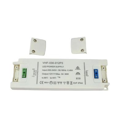 36W12V24VCEEMCCCCROHSSAAERPIP4465塑料壳高PF薄LED电源