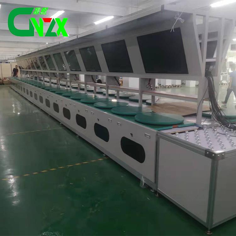 深圳东莞设备生产终端自助服务器倍速链手推组装装配生产线