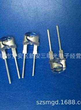 供应8mm草帽红色LEDF8草帽0.5W红光LED发光二极管