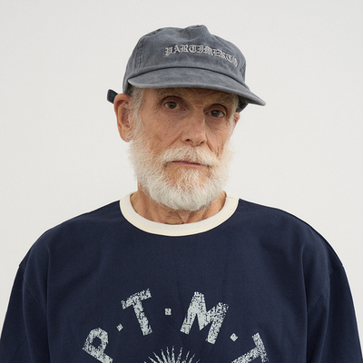 字母刺绣做旧牛仔鸭舌帽