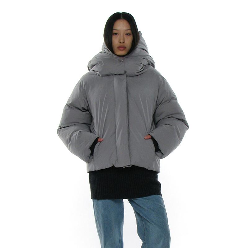 韩国正品连帽短款羽绒服