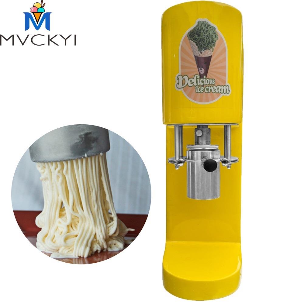 小型家用冰淇淋机SpaghettiEis西餐厅咖啡店增项Gelato冰激凌机