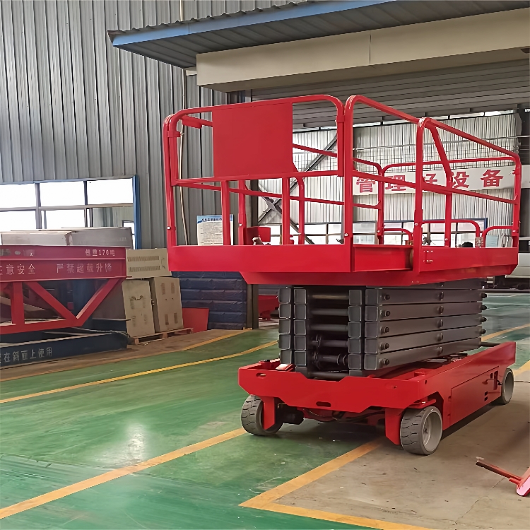 12米电动升降平台剪叉自行走载重500公斤移动式升降机济南厂家