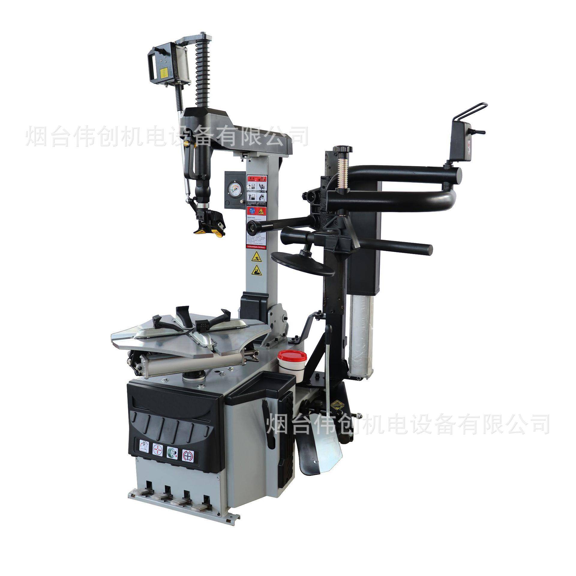 扒胎机26寸大盘全自动汽车轮胎拆装机防爆扁平胎后仰辅助臂拆胎机