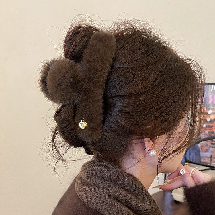 大号毛绒抓夹秋冬2024新款发夹女后脑勺高级感鲨鱼夹毛毛发抓头饰,节庆用品/礼品,创意礼盒/礼品套组,淘宝优惠券,粉丝福利购,淘宝优惠卷