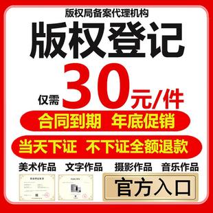 抖音版权登记作品著作权软件美术动漫ip注册音乐logo知识产权申请