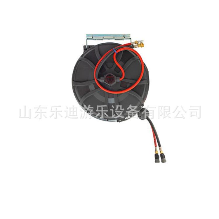 水气双管鼓卷管器电鼓电插座绕线器自动卷盘插座电线洗车