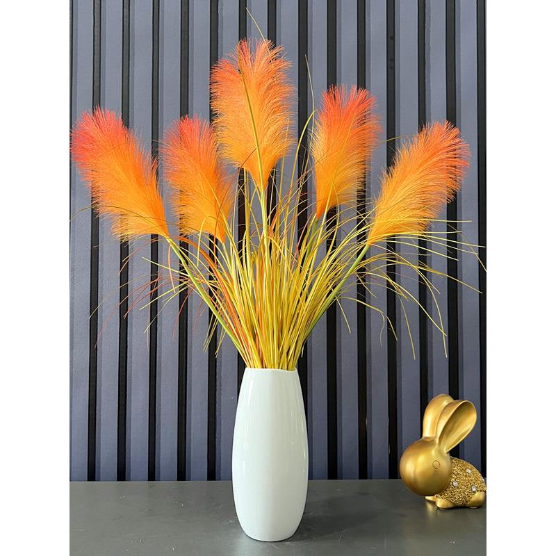 仿真芦苇花干花客厅桌面假花民宿居家装饰品摆件花艺植物室内插花