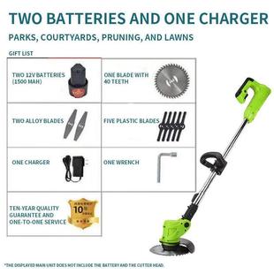 专业无电机9英寸21v切锂除电割刷草机无绳修剪器草器HVN花园割机