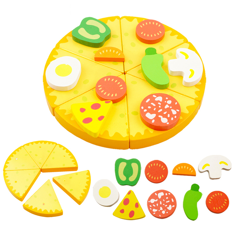 实木水果切切乐玩具男女孩宝宝磁力厨房仿真磁铁过家家蔬菜餐具