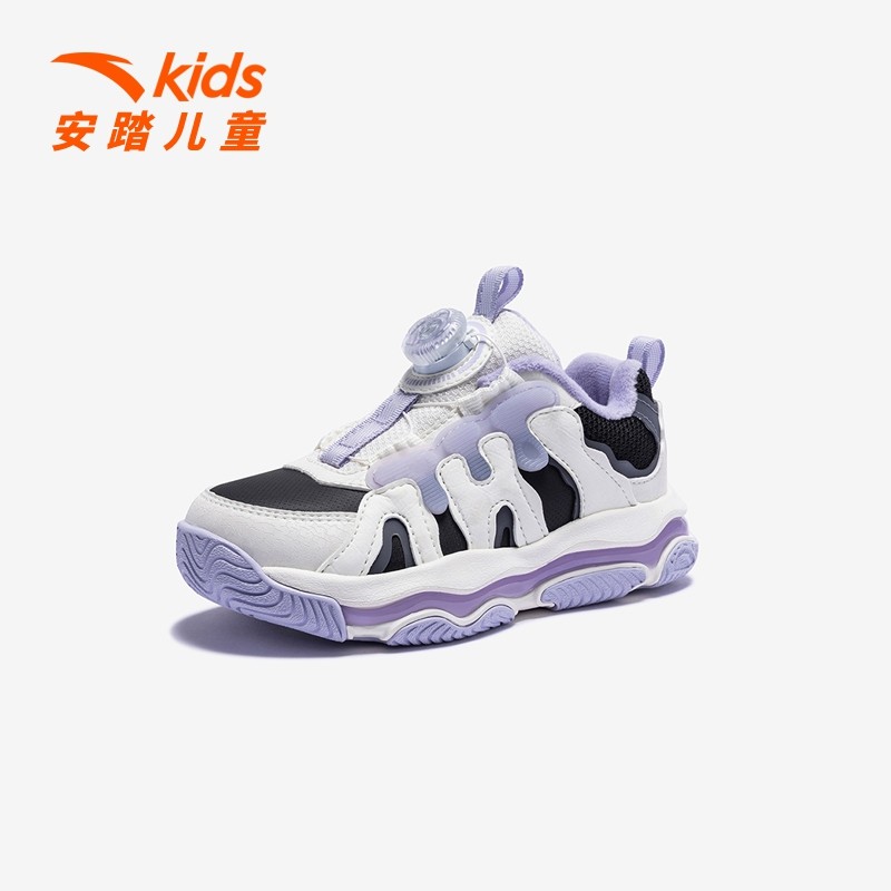 布朗尼儿童女小童潮流轻便棉鞋运动鞋女童鞋女孩秋冬休闲鞋子