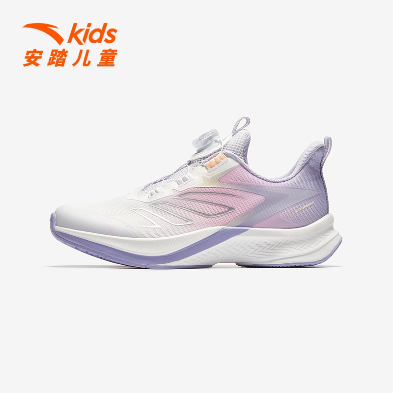 安踏儿童冬季新款女大童氢跳跑鞋运动鞋缓震舒适耐磨防滑百搭