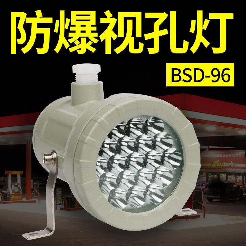 防爆视孔灯BSD96化学反应容器照明LED视孔灯12V24V36V220V防爆灯