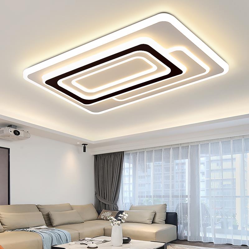 极简客厅大灯主灯卧室吸顶灯现代简约2025年新款轻奢组合全屋