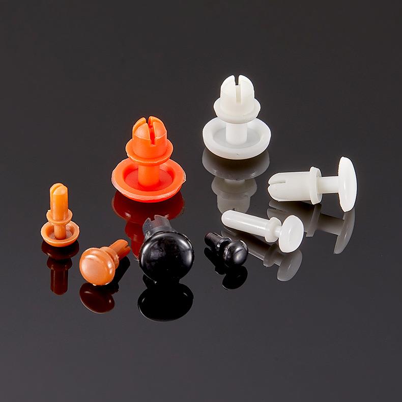 圆头尼龙塑料铆钉PC板固定卡扣十字R型子母膨胀铆钉尼龙铆钉R