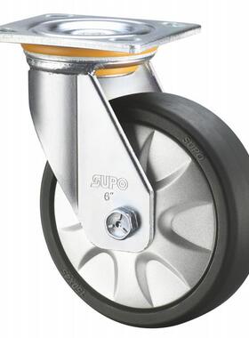 SUPO/向荣动力5寸承重型工业黑色PA尼龙万向脚轮Z07S-01-125-662