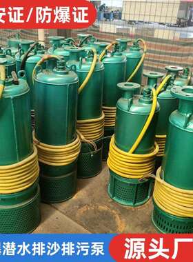 BQS矿用隔爆型潜水排沙电泵10-23-1.5KW防爆潜水排污泵660V1140V