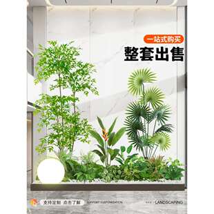 假绿植仿真植物室内造景景观组合大型落地盆栽装饰高级感花树摆件