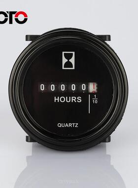 黑色SH-1圆形工业高清计时器工业累计计时器LED直显计时器
