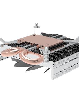 JUBOX7高速CPU散热器双热管静音风扇11511150兼容散热智能温控