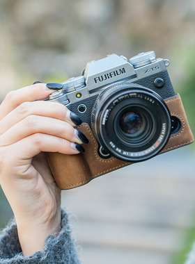摄侣适用富士XT5保护套xe5XS20相机包xt50xm5真皮套配件x100vi