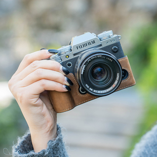 摄侣适用富士XT5保护套xe5XS20相机包xt50xm5真皮套配件x100vi