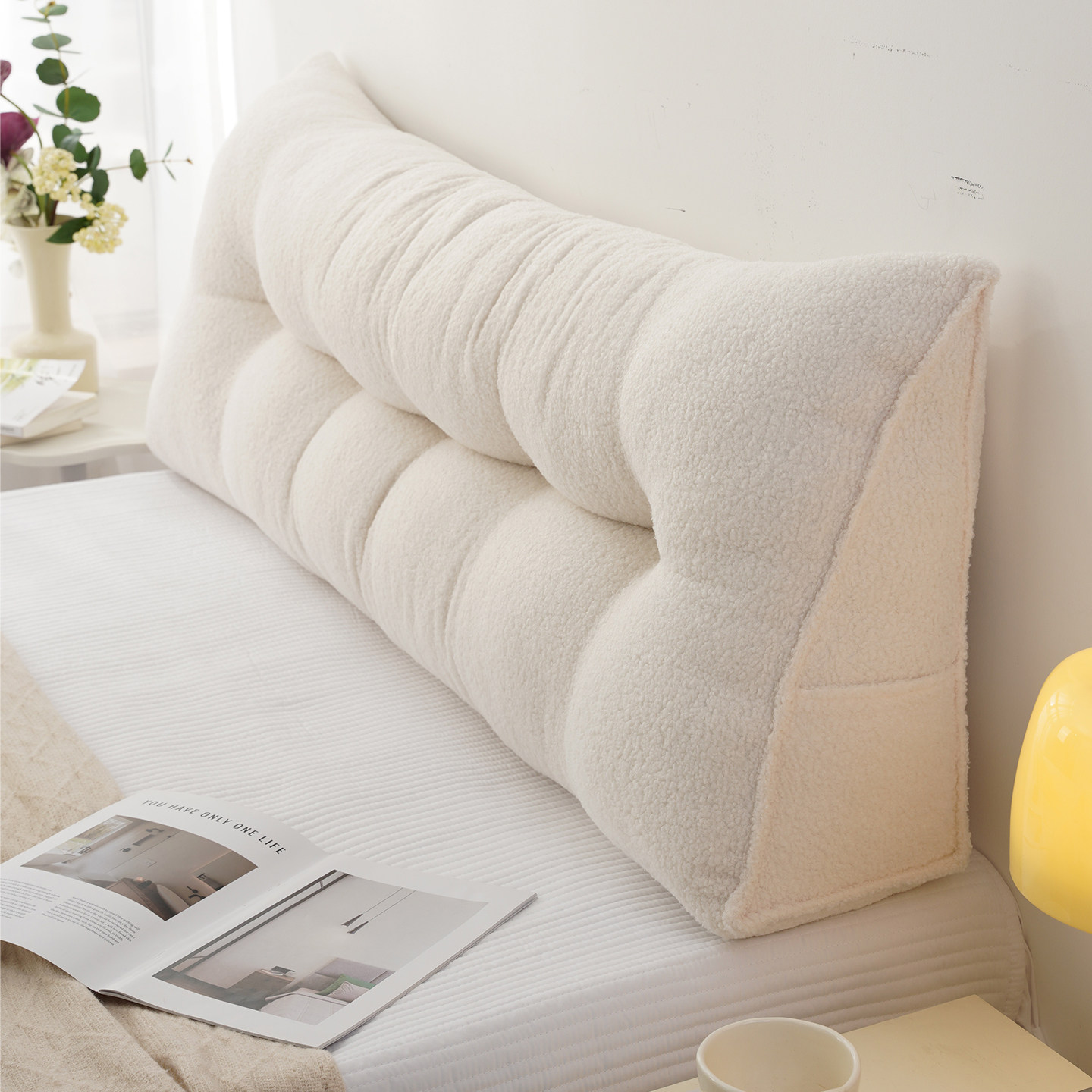 床头靠垫软包卧室大靠背新款高级感靠枕可拆洗无床头榻榻米护腰,居家布艺,床头靠垫,淘宝优惠券,粉丝福利购,淘宝优惠卷